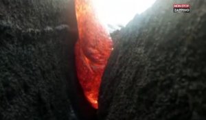 Une GoPro se fait avaler par la lave d'un volcan et continue de filmer (vidéo)