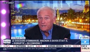 Le duel de l'éco: Le discours d'Emmanuel Macron à Davos était-il "disruptif" ou convenu ? - 24/01