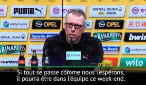 20e j. - Stöger: "Aubameyang pourra être dans l'équipe ce week-end"