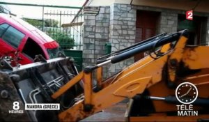 Grèce : pluies et coulées de boue font au moins quinze morts