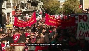 Les opposants aux réformes d'Emmanuel Macron descendent de nouveau dans la rue