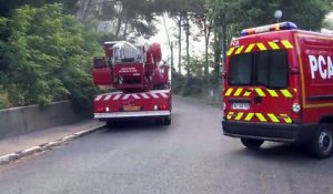 Epaisse fumée noire à Lavéra: l'intervention des pompiers (vidéo)