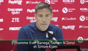 12e j. - Berizzo : "N'Zonzi revient de sélection avec de la fatigue"