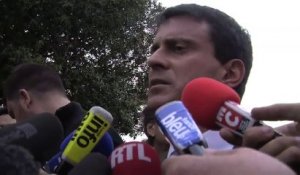 La réaction de Manuel Valls ce soir à Istres.