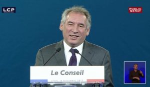 Bayrou: "Quelque chose est en train de changer dans notre pays"