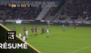 TOP 14 - Résumé Bordeaux Bègles - Agen : 33-23 - J10 - Saison 2017/2018