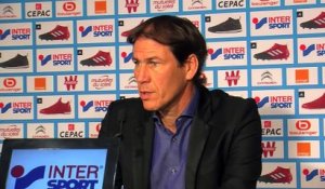 Rudi Garcia le coach de l'OM revient sur les problèmes d'efficacité de son attaque