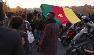 Paris : une manifestation contre l'esclavage non autorisée se termine en heurts