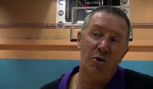 La réaction de l'entraîneur d'Istres Sport Basket Jacky Bichard