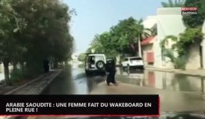 Arabie Saoudite : Une femme s'éclate en wakeboard dans les rues de Jeddah ! (vidéo)