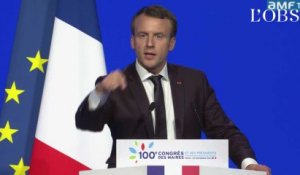 Congrès des maires : Macron attaque vigoureusement la taxe d'habitation
