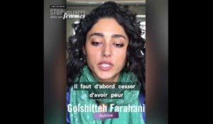 Golshifteh Farahani s'engage contre les violences faites aux femmes