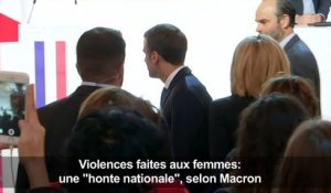 Violences faites aux femmes: une "honte nationale" (Macron)