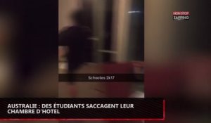 Australie : Des étudiants saccagent leur chambre d'hôtel (vidéo)