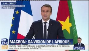 Un minibus de la délégation d'Emmanuel Macron caillassé au Burkina Faso: ce que l'on sait de l'incident