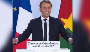 "Ce n'est pas toujours la faute de la France !" : trois sorties remarquées de Macron au Burkina Faso