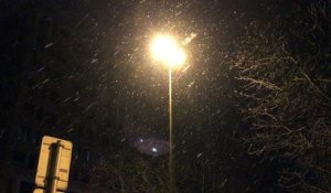 Les premiers flocons de neige sont tombés sur Bruxelles