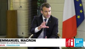 E. Macron sur la Libye : "Nous devons non seulement dénoncer mais agir" - entretien exclusif