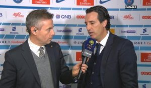 Ligue 1 Conforama - 15ème journée - La réaction d'Unai Emery après PSG - Troyes