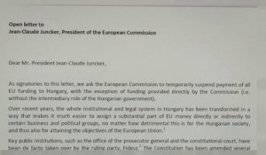 La lettre à l'UE qui fâche Budapest