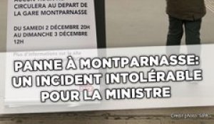 Panne à Montparnasse: Un incident intolérable pour la Ministre des transports