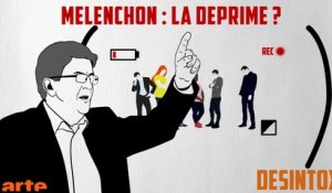 Jean-Luc Mélenchon déprimerait-il ? - DÉSINTOX - 04/12/2017