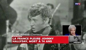 Johnny Hallyday mort : Line Renaud  bouleversée en pleine interview