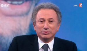 Michel Drucker en larmes pour rendre hommage à Johnny Hallyday