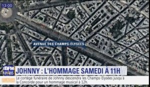 Hommage à Johnny samedi : ce qui est prévu samedi matin à Paris