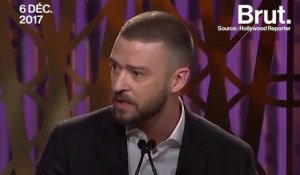 "Je suis heureux d'être là pour être un trophée à votre bras" : l’hommage drôle et émouvant de Justin Timberlake aux femmes