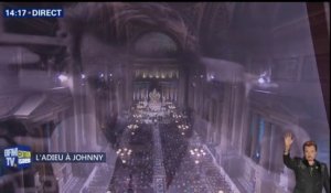 "Que je t’aime" résonne dans l’église de la Madeleine durant la cérémonie religieuse pour #JohnnyHallyday