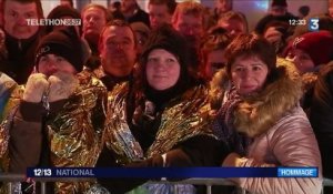 Funérailles de Johnny Hallyday : malgré le froid, nuit blanche pour les fans