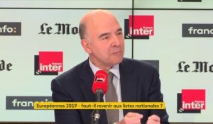 Pierre Moscovici : "Il faut une circonscription nationale mais européaniser l'enjeu"