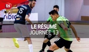 D1 Futsal, Journée 13 : Tous les buts