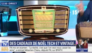 Des cadeaux de Noël tech et vintage