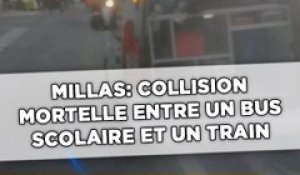 Quatre morts et des blessés dans une collision entre un bus scolaire et un train