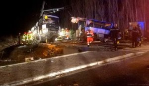 Millas : collision meurtrière entre un bus scolaire et un train