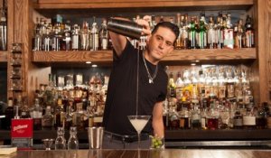 G Eazy Shakes Up The Perfect Dirty Martini | Behind The Bar