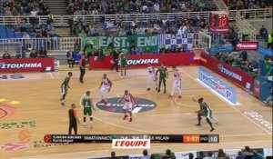 Basket - Euroligue (H) : Le Pana s'accroche