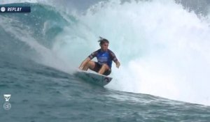 Adrénaline - Surf : Conner Coffin with a Spectacular Top Excellent Scored Wave vs. M.Fanning