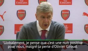 Quarts - Wenger inquiet pour Giroud