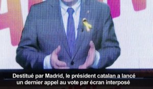 Catalogne: dernier meeting pour Ciudadanos et Puigdemont