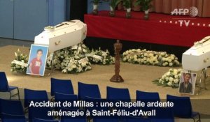 Une chapelle ardente en hommage aux victimes de Millas
