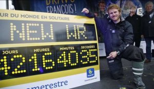 François Gabart, l'homme le plus rapide du monde - C à Vous - 20/12/2017