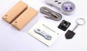 unboxing de la manette SNES30 GAME CONTROLLER