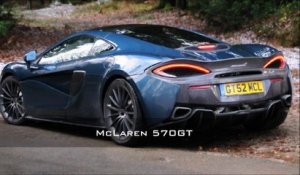 McLaren 570GT / V8 start engine & acceleration