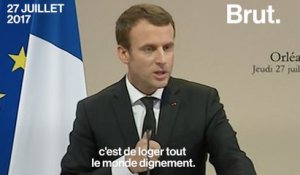 Plus personne dans la rue avant la fin de l'année : la promesse d'Emmanuel Macron