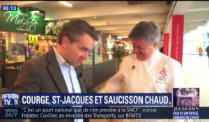 Courge, saint-jacques et saucisson chaud, un menu parfait pour la Saint-Sylvestre