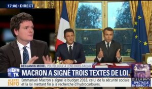 Les textes de loi signés par Emmanuel Macron "auront des effets très concrets pour le quotidien des Français", a déclaré Benjamin Griveaux