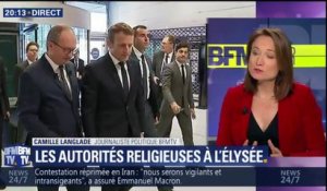 Ce qu'il faut retenir des vœux d'Emmanuel Macron aux autorités religieuses